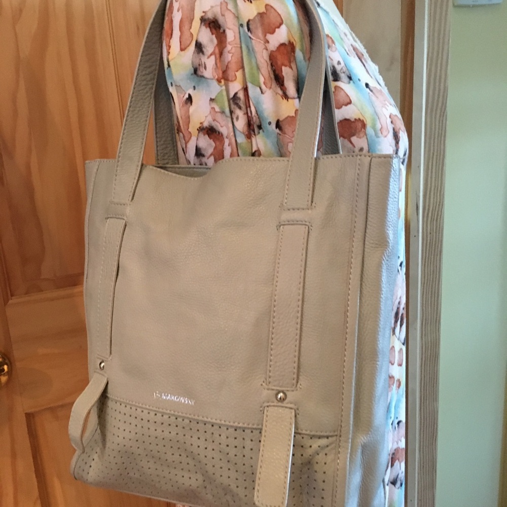 B. Makowsky leather shoulder bag